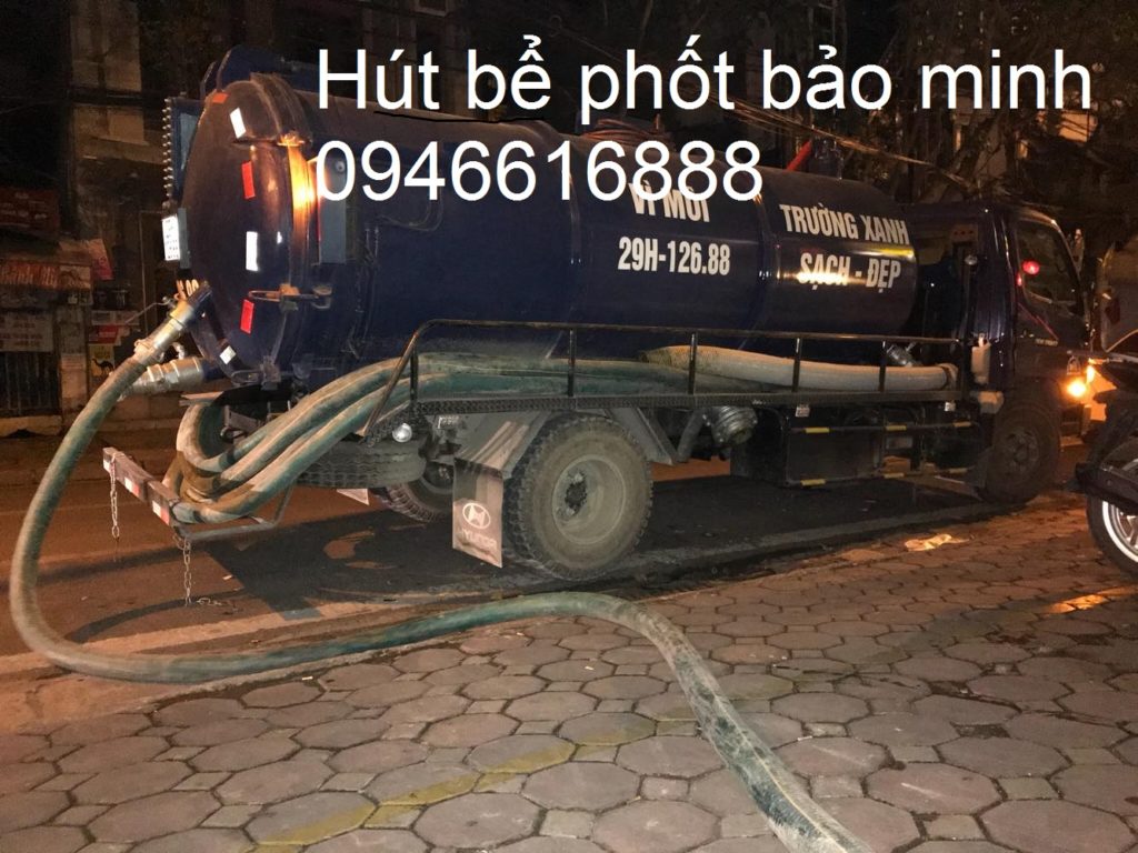 hút bể phốt tại hà nam